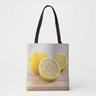 Tote Bag Citron jaune Citron Agrume Photographie Nature mor