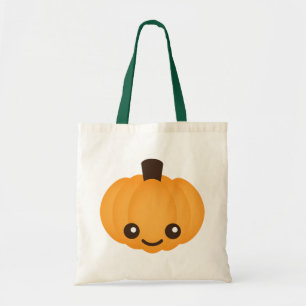 Tote Bag Citrouille de Kawaii