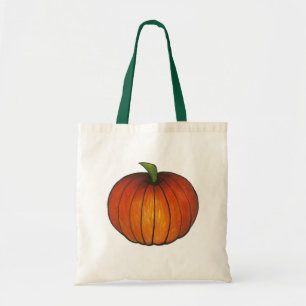 Tote Bag Citrouille de récolte d'automne Patch Thanksgiving