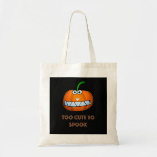 Tote Bag citrouille d'Halloween mignonne avec un visage drô