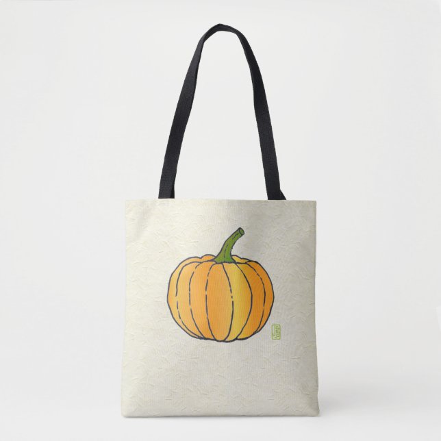 Tote Bag Citrouille ?/Jack-o'-Lantern ? Fourre-tout tout-su (Devant)