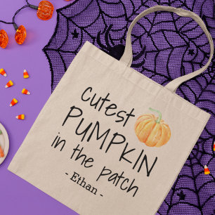 Tote Bag Citrouille le plus précis dans le patch Enfants