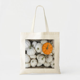 Tote Bag Citrouilles fantômes avec un orange sournois
