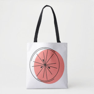 Tote Bag Citrus Pink multi-back partout sur fourre-tout