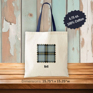 Tote Bag Clan Bell Tartan