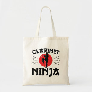 Tote Bag Clarinet Ninja Marching Band