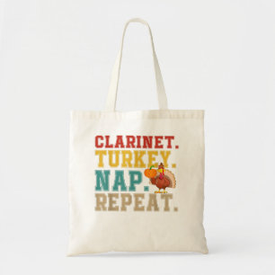 Tote Bag Clarinet rétro vintage Turquie Nap Répétition Inst
