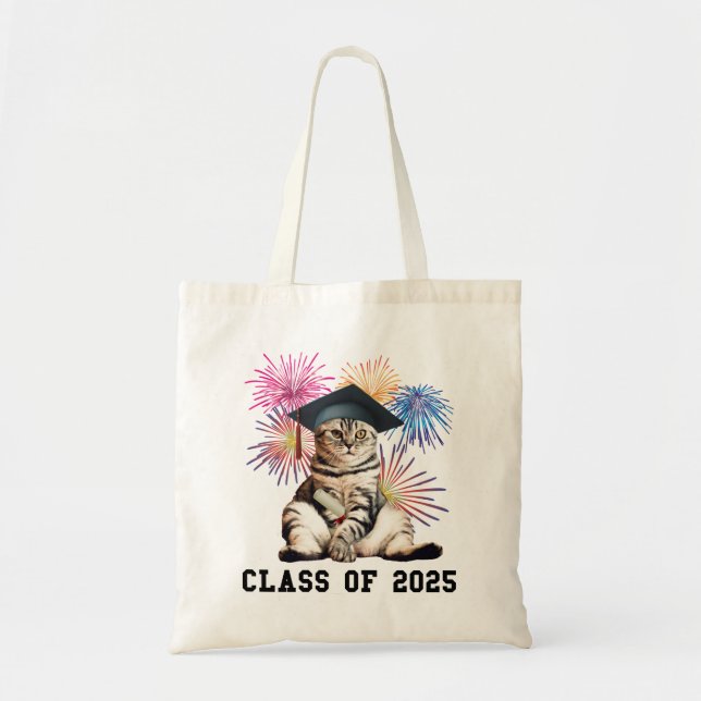 Tote Bag Classe d'Amoureux des chats 2025 (Devant)