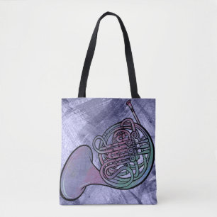 Tote Bag Classe de Bande d'Art de Peinture de la Corne fran