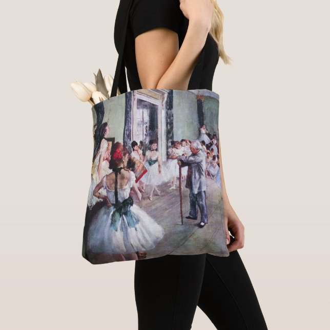Tote Bag Classe de danse par Edgar Degas, Ballet Art Vintag (De près)