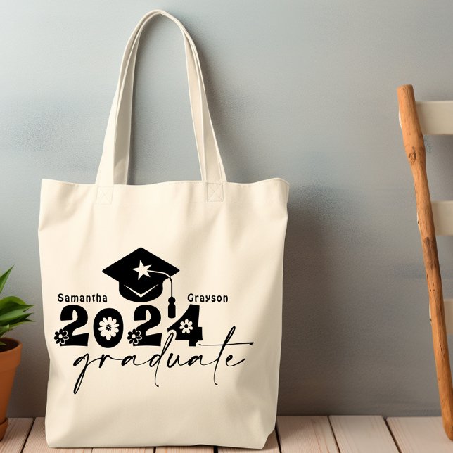 Tote Bag Classe de diplômés personnalisés de 2024 (Créateur téléchargé)