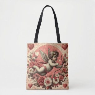 Tote Bag Classic/Vintage/Retro Saint-Valentin cupide