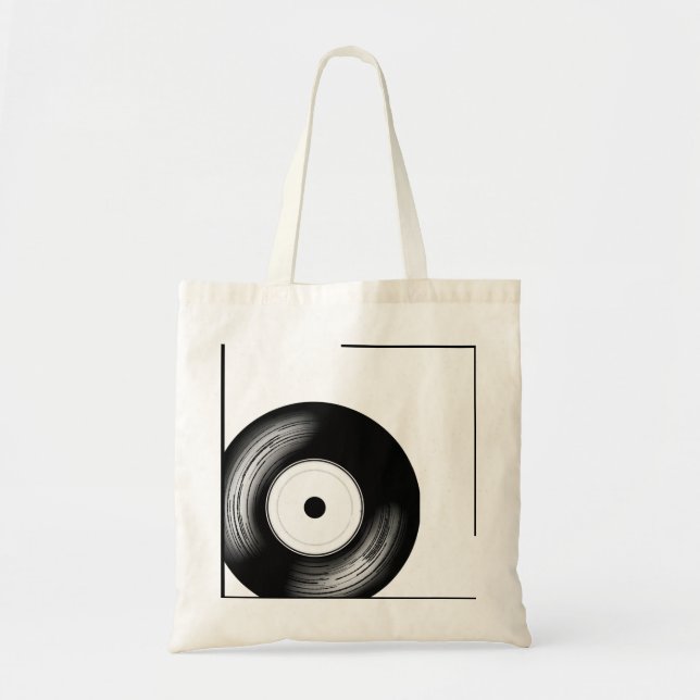 Tote Bag Classic Vinyl Disc (Devant)