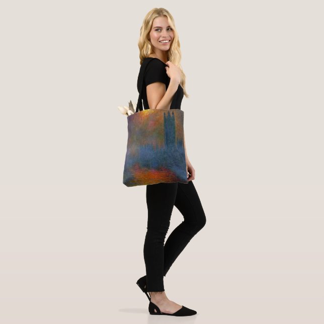 Tote Bag Claude Monet - Chambres du Parlement (Sur le modèle)