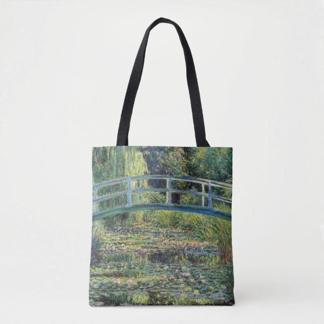 Tote Bag Claude Monet - Etang Lily et Pont Japonais (Devant)
