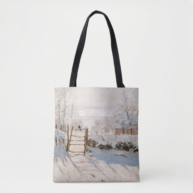 Tote Bag Claude Monet - Le Magpie (Devant)