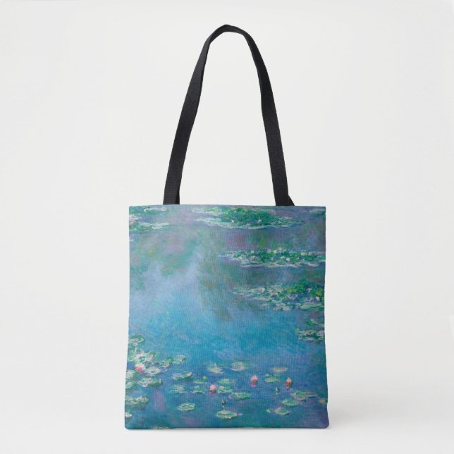 Tote Bag Claude Monet. L'Eau Est Nichée. Impressionnisme fr (Devant)