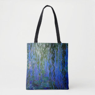 Tote Bag Claude Monet - Lys d'eau avec saule plumant