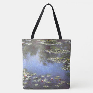 Tote Bag Claude Monet, Nymphéas, 1906, Bleu