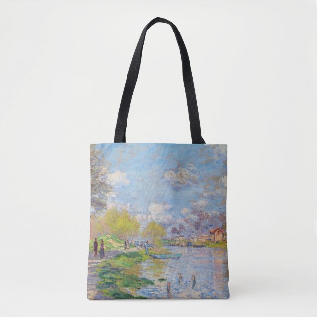 Tote Bag Claude Monet - Printemps de la Seine (Devant)