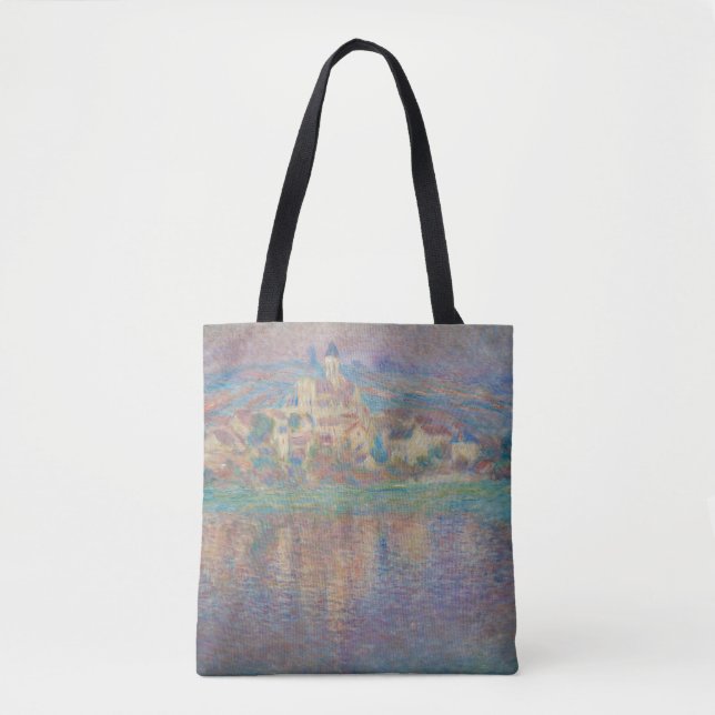 Tote Bag Claude Monet - Vetheuil, coucher de soleil (Devant)