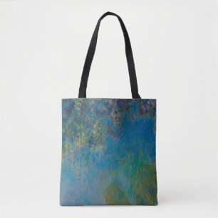 Tote Bag Claude Monet Wisteria Fine Art Floral GalleryHD