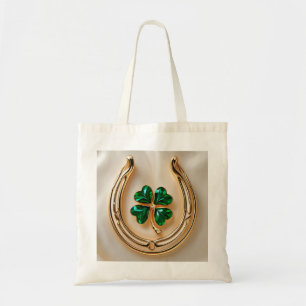Tote Bag Clé Lucky avec Gold Horseshoe