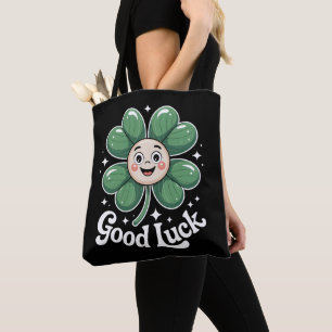 Tote Bag Clocher à quatre feuilles de bonne chance