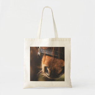 Tote Bag Closeudo d'un mignon cheval Brown nez