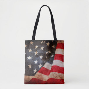 Tote Bag Closeuse de grunge Amérique flagamerica, américain