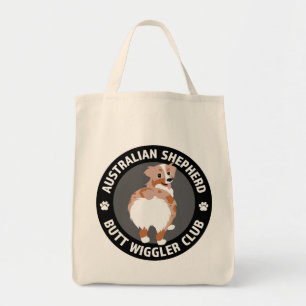 Tote Bag Club australien des bergers Butt Wigglers - Red Me