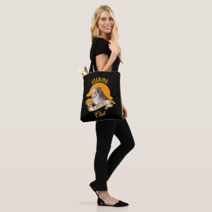 Tote Bag Club Aventure Crépuscule Rétro Tigre à Sabre