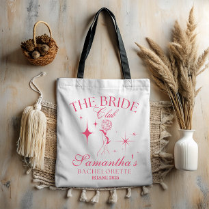 Tote Bag Club de la mariée boule disco