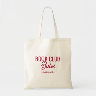 Tote Bag Club de lecture personnalisé Babe amoureuse des li