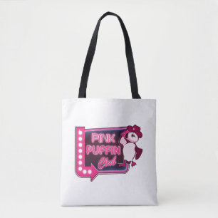 Tote Bag Club de Puffin rose