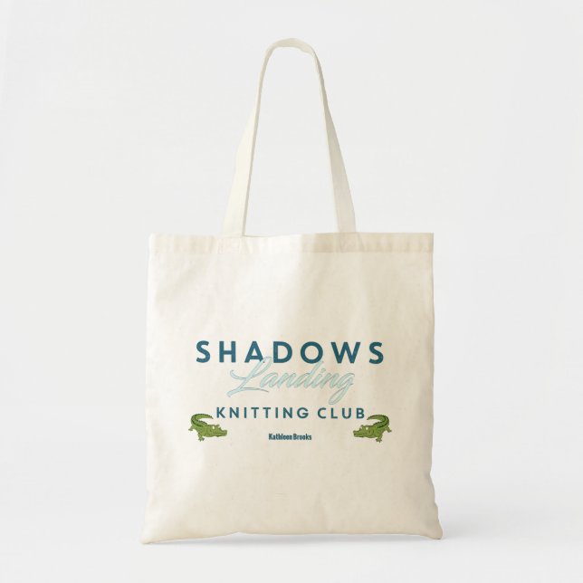 Tote Bag Club de Tricot d'atterrissage ombragé (Devant)