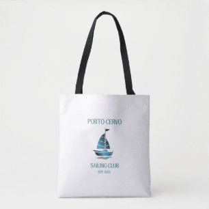 Tote Bag Club de voile de Porto Cervo Luxe