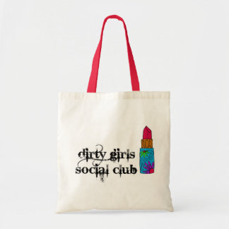 Tote Bag Club social Fourre-tout de filles sales