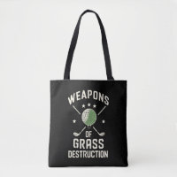 Clubs de golf de destruction d'herbe Sarcastique