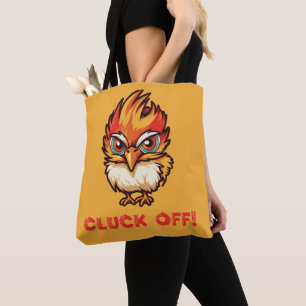 Tote Bag Cluck Off Drôle poulet
