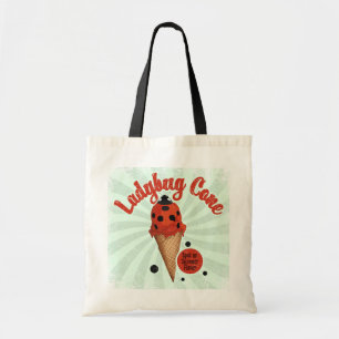 Tote Bag Coccinelle fantaisiste Art de glace rétro