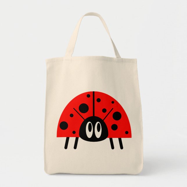Tote Bag Coccinelle mignonne (Devant)