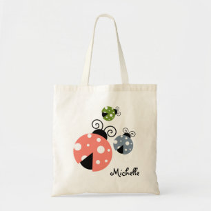 Tote Bag Coccinelle nommée faite sur commande Fourre-tout