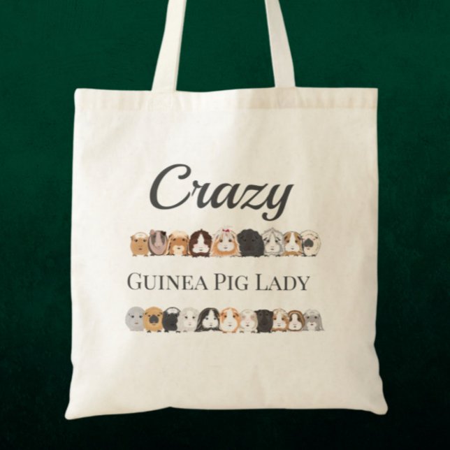 Tote Bag Cochon de Guinée (Créateur téléchargé)