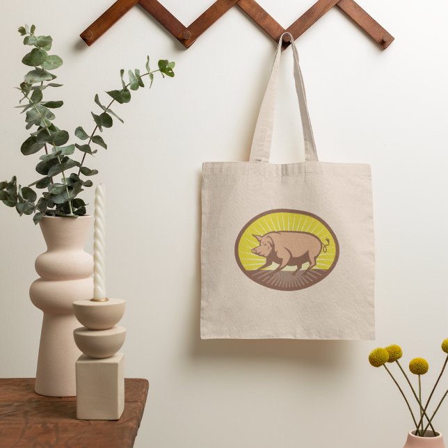 Tote Bag Cochon du soleil (Créateur téléchargé)