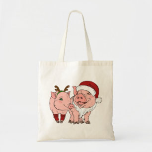 Tote Bag cochon moche de Noël