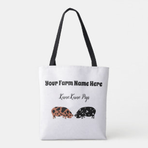Tote Bag Cochon personnalisé KuneKune