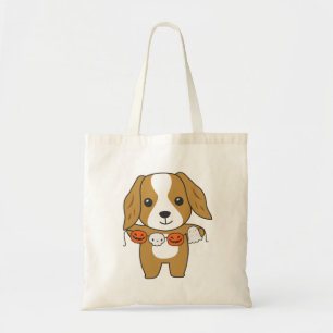 Tote Bag Cocker Spaniel Happy Halloween Costume Chien Fourr