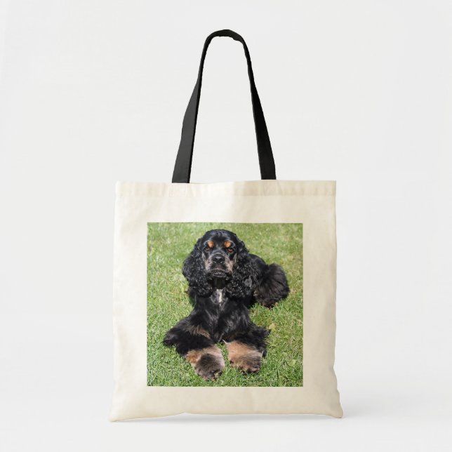 Tote Bag Cocker Spaniel Photo (Devant)