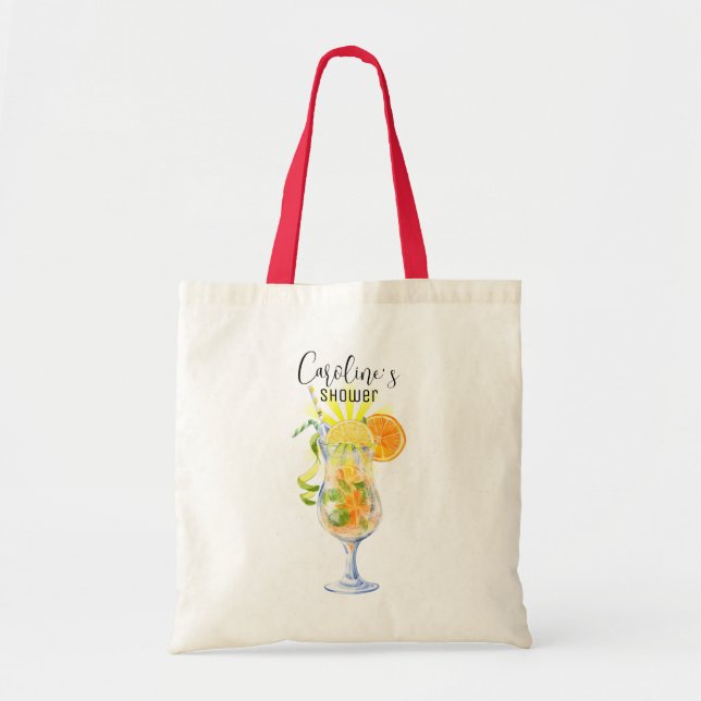 Tote Bag Cocktail Aperol Spritz Fête des mariées de style i (Devant)